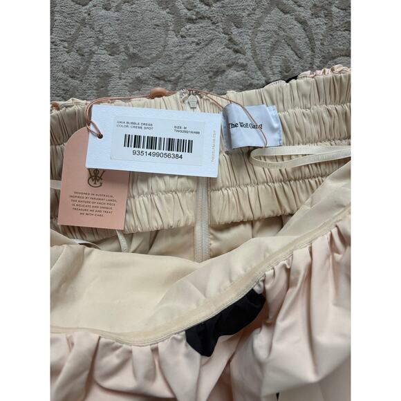 The Wolf Gang Women's Gaia Bubble Dress Creme Spot NEW Medium (NWT) - Picture 7 of 7